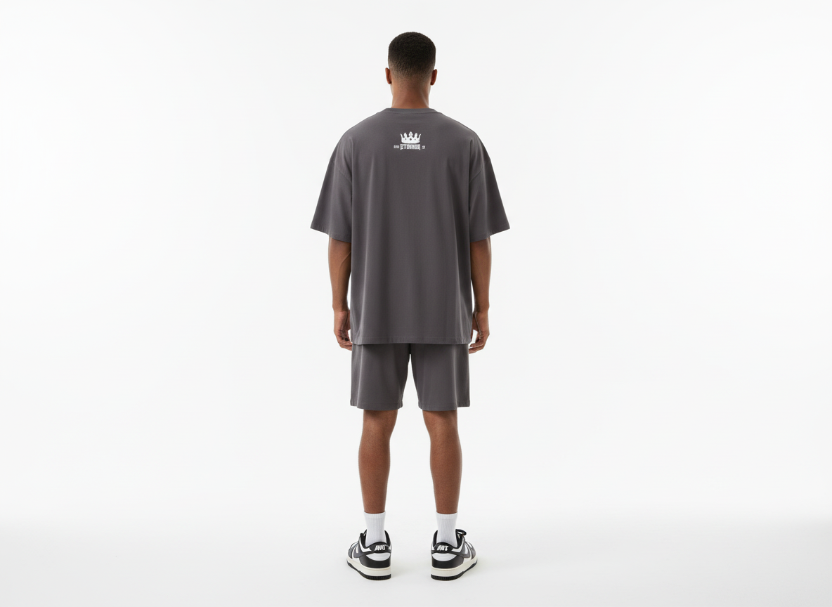 ETAMOR Loose Drop Shoulder Tee